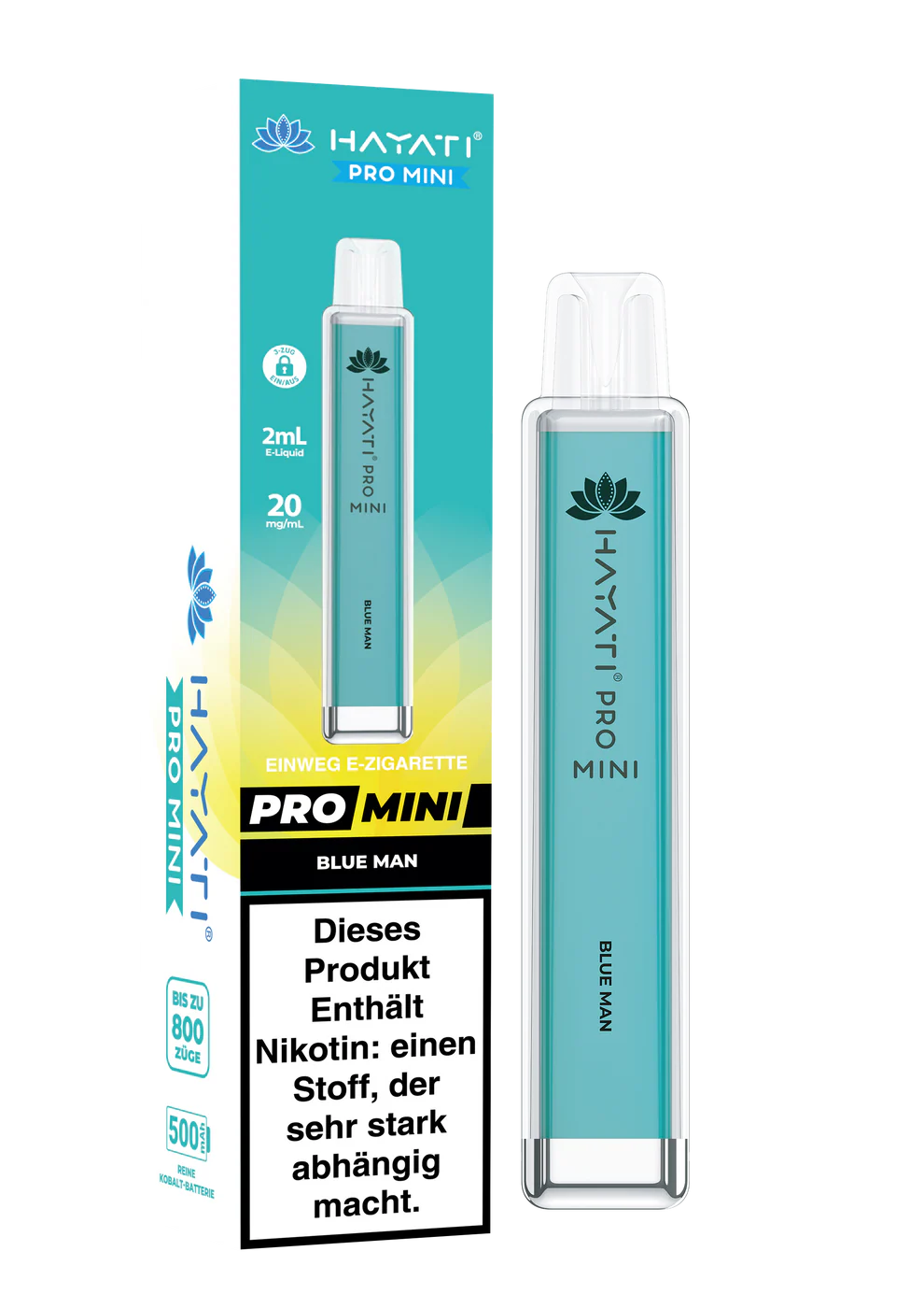 Hayati Pro Mini 800 - Blue Man - 20mg/ml
