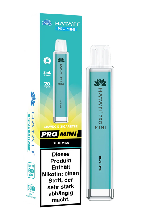 Hayati Pro Mini 800 - Blue Man - 20mg/ml