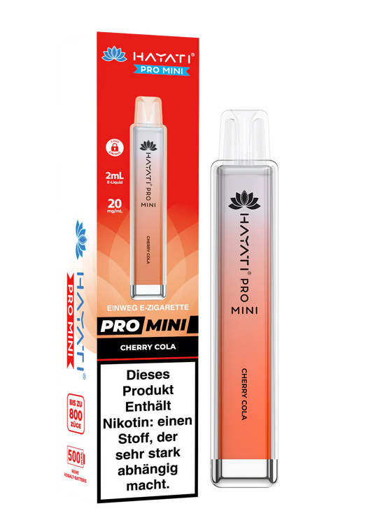 Hayati Pro Mini 800 - Cherry Cola - 20mg/ml