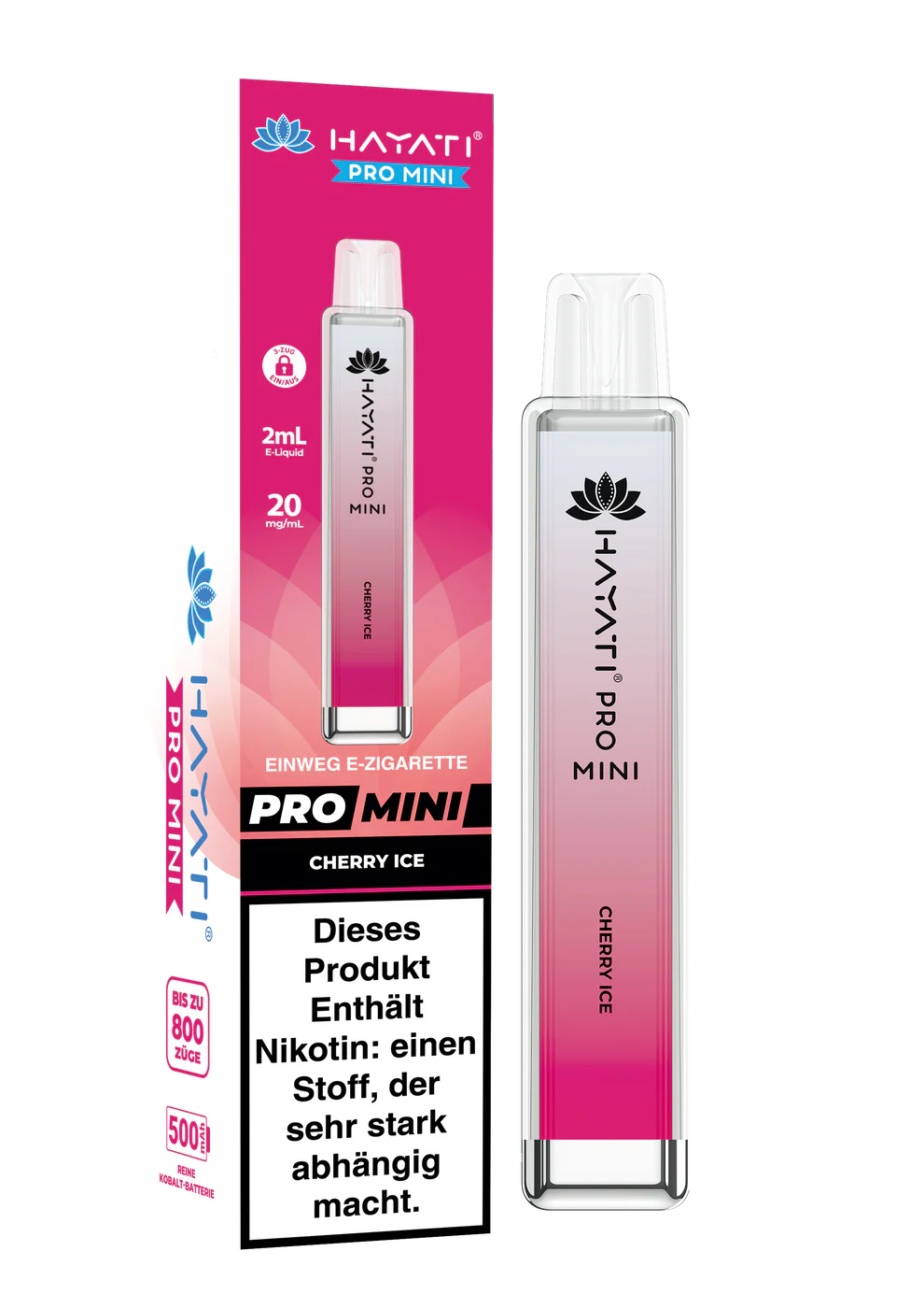 Hayati Pro Mini 800 - Cherry Ice - 20mg/ml