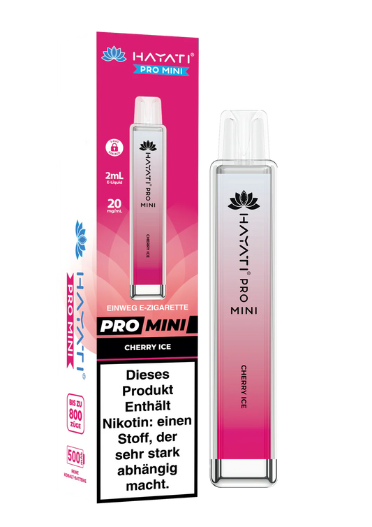 Hayati Pro Mini 800 - Cherry Ice - 20mg/ml
