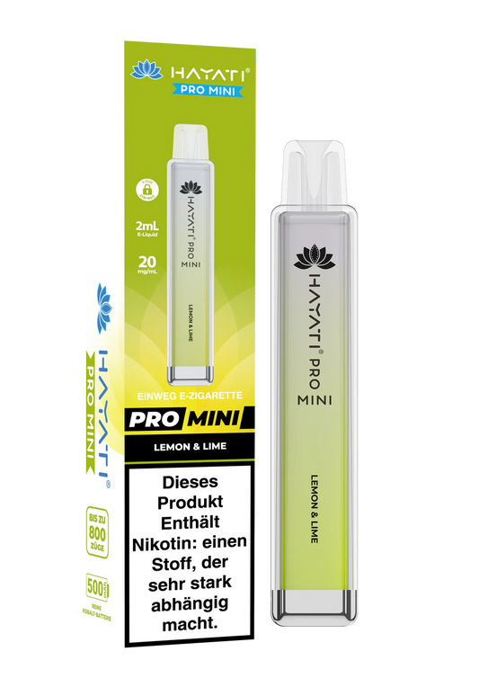 Hayati Pro Mini 800 - Lemon Lime - 20mg/ml