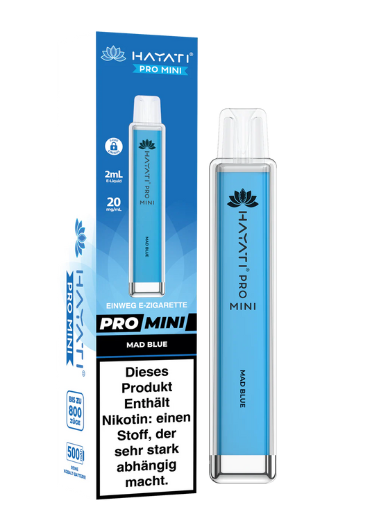 Hayati Pro Mini 800 - Mad Blue - 20mg/ml