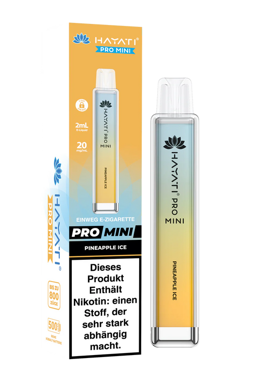 Hayati Pro Mini 800 - Pinapple Ice - 20mg/ml