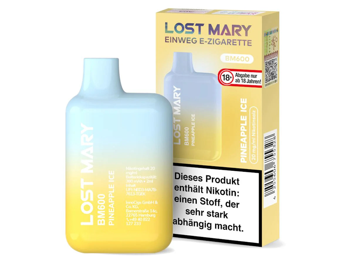Lost Mary BM600 - Pineapple Ice - 20mg/ml