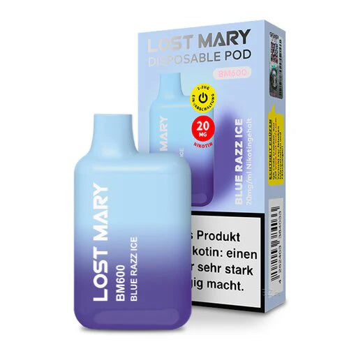 Lost Mary BM600 - Blue Razz Ice - 20mg/ml