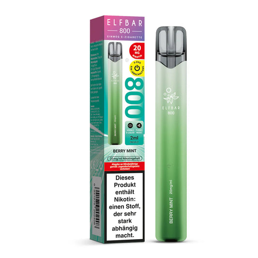Elfbar 800 - Berry Mint - 20mg/ml