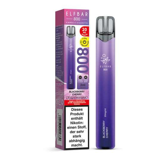 Elfbar 800 - Blackberry Cherry- 20mg/ml