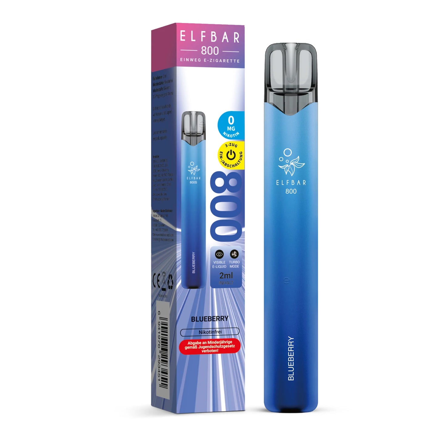 Elfbar 800 - Blueberry - Nikotinfrei