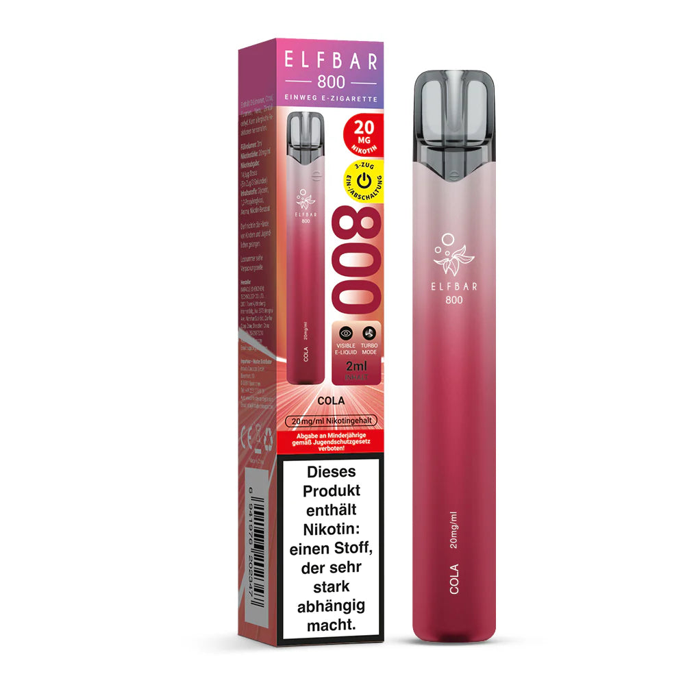 Elfbar 800 - Cola - 20mg/ml