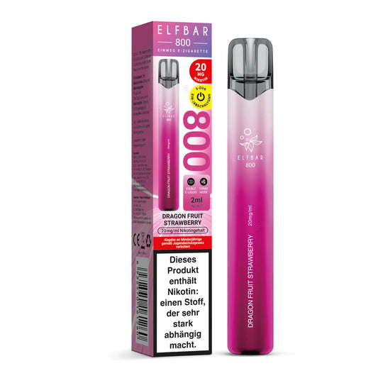 Elfbar 800 - Dragon Fruit Strawberry - 20mg/ml