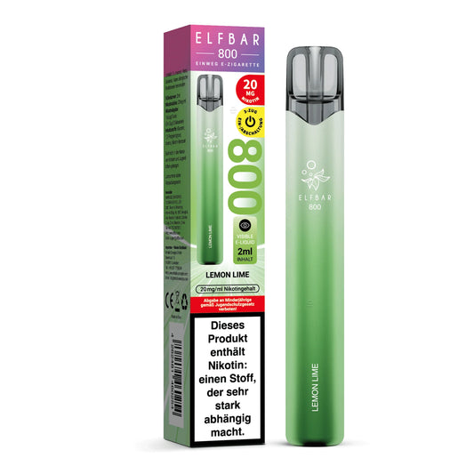 Elfbar 800 - Lemon Lime - 20mg/ml
