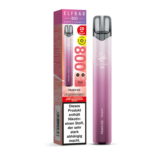 Elfbar 800 - Peach Ice - 20mg/ml