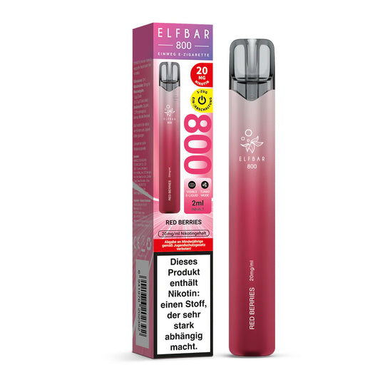 Elfbar 800 - Red Berries - 20mg/ml
