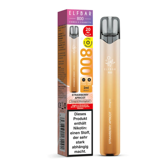 Elfbar 800 - Strawberry Apricot - 20mg/ml