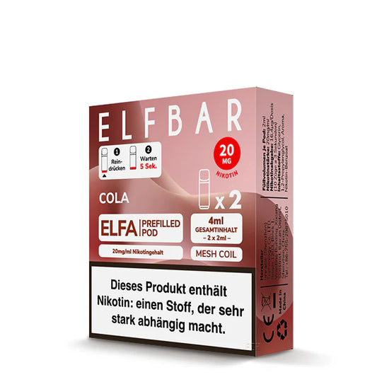 Elfbar Elfa Pod - Cola - 20mg/ml, 2 Stück