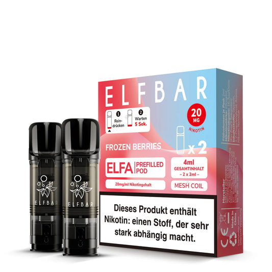Elfbar Elfa Pod - Frozen Berries - 20mg/ml, 2 Stück