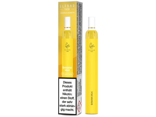 Elfbar T600 - Banana Milk - 20mg/ml, 2 ml