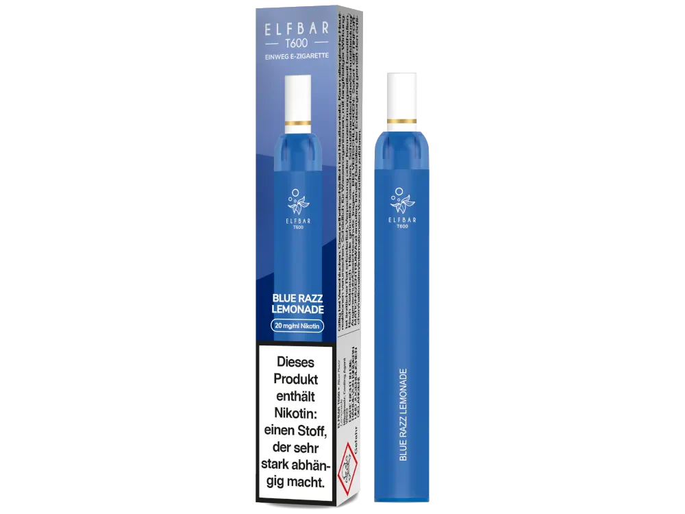 Elfbar T600 - Blue Razz Lemonade - 20mg/ml, 2 ml