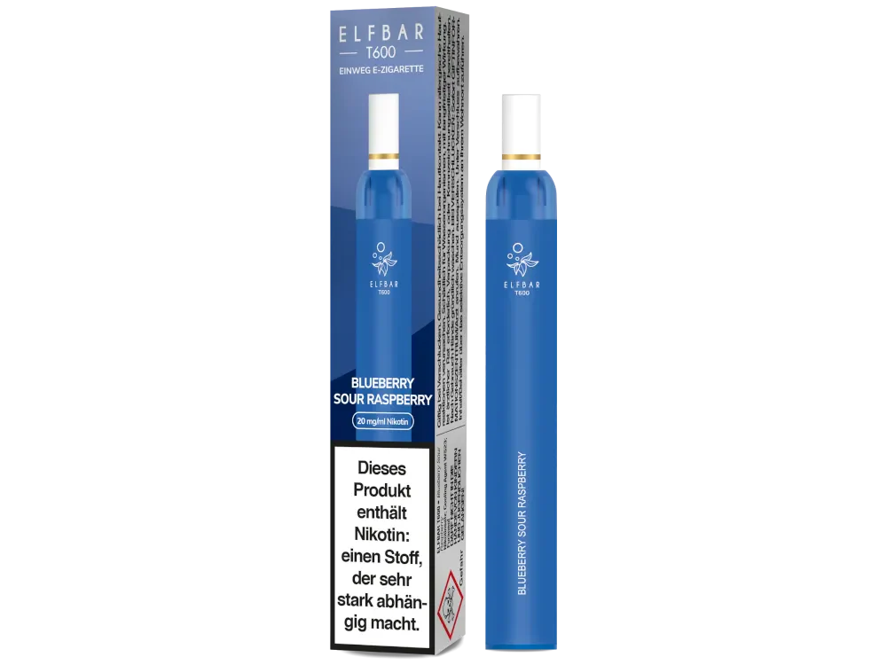 Elfbar T600 - Blueberry Sour Raspberry - 20mg/ml, 2 ml