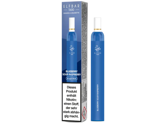 Elfbar T600 - Blueberry Sour Raspberry - 20mg/ml, 2 ml