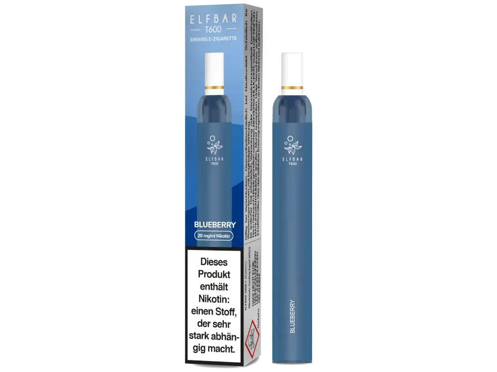 Elfbar T600 - Blueberry - 20mg/ml, 2 ml