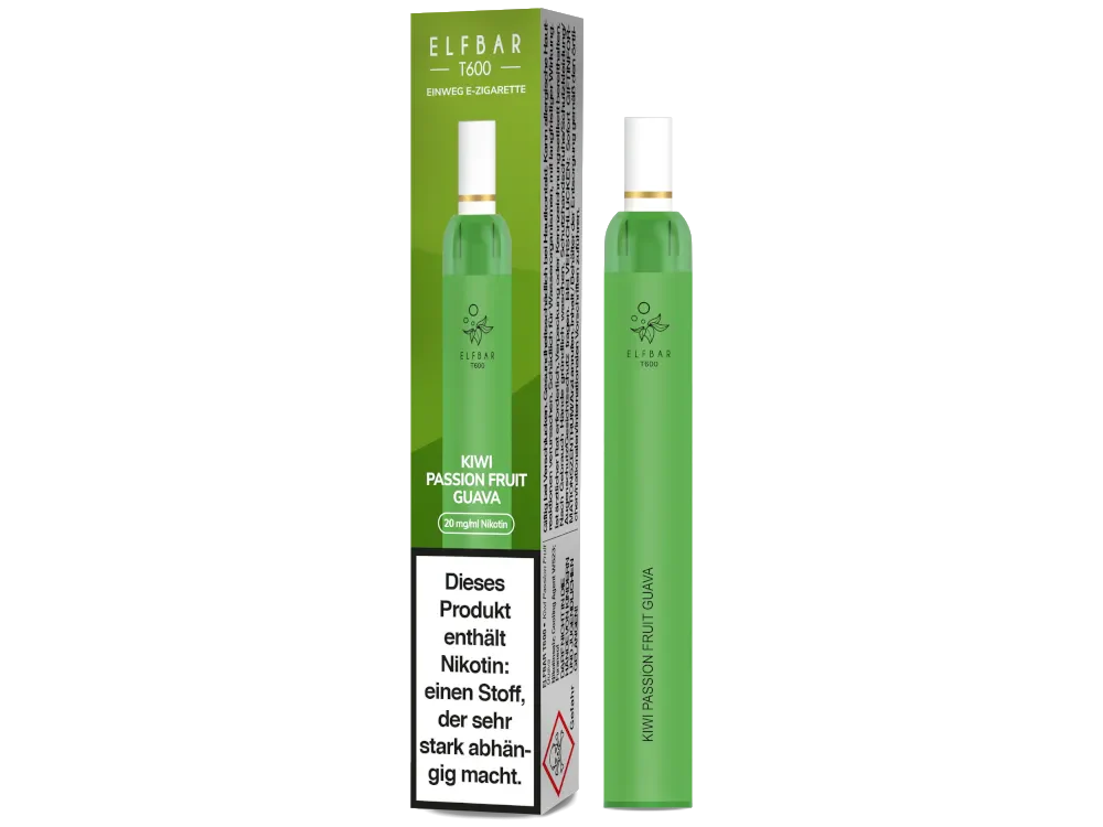 Elfbar T600 - Kiwi Passionfruit Guava - 20mg/ml, 2 ml