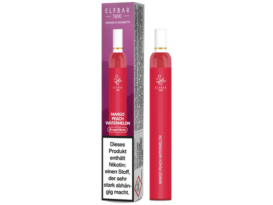 Elfbar T600 - Mango Peach Watermelon - 20mg/ml, 2 ml
