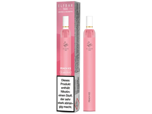 Elfbar T600 - Peach Ice - 20mg/ml, 2 ml