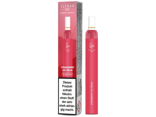 Elfbar T600 - Strawberry Ice Cream - 20mg/ml, 2 ml