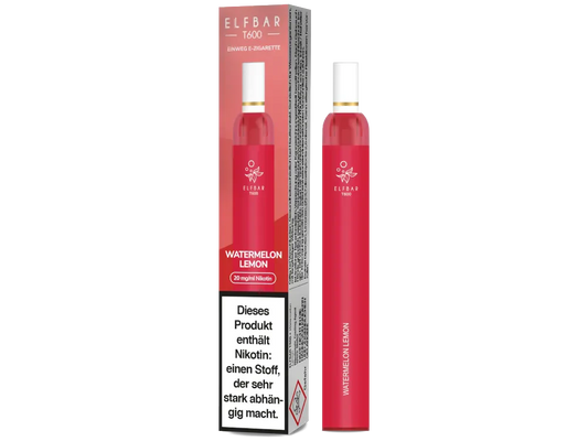 Elfbar T600 - Watermelon Lemon - 20mg/ml, 2 ml